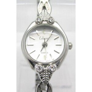 Women Collezier Quartz WR Analog 18mm Round Watch (H607) "New Battery"